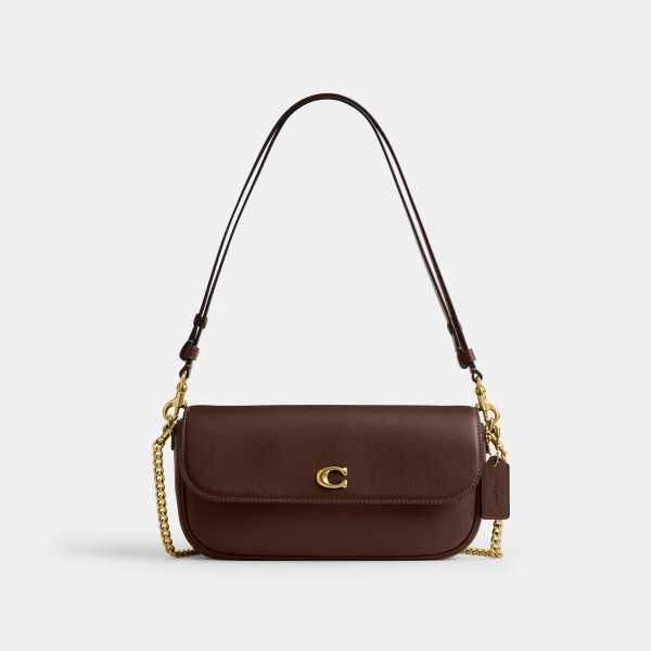 Brook Flap Chain Bag - Brown