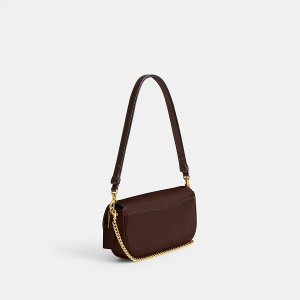 Brook Flap Chain Bag - Brown