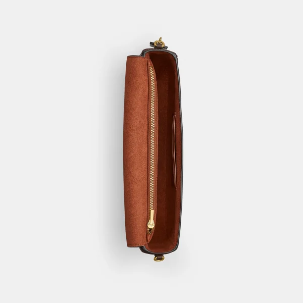 Brook Flap Chain Bag - Brown