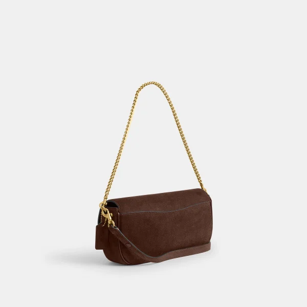 Brook Flap Chain Bag - Brown
