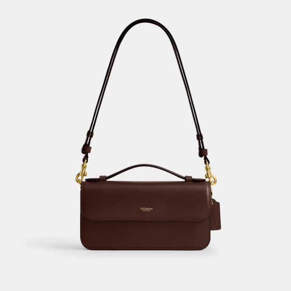 New York Elora Top Handle Crossbody Bag - Brown