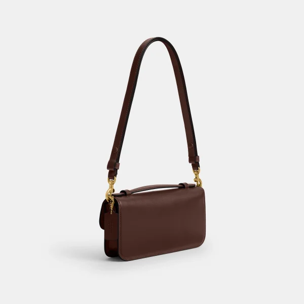New York Elora Top Handle Crossbody Bag - Brown