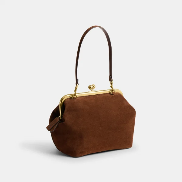 Kisslock Frame Bag 27 - Brown
