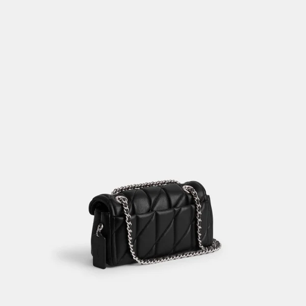 Tabby Shoulder Bag 20 With Pillow Quilting - Black