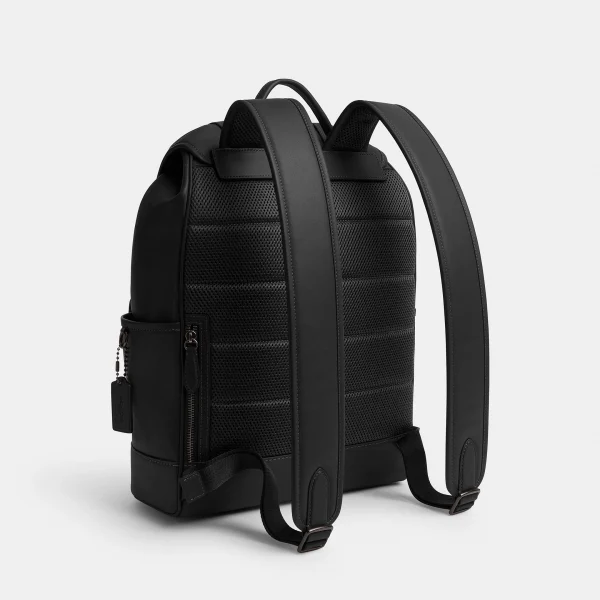 League Flap Backpack - Black