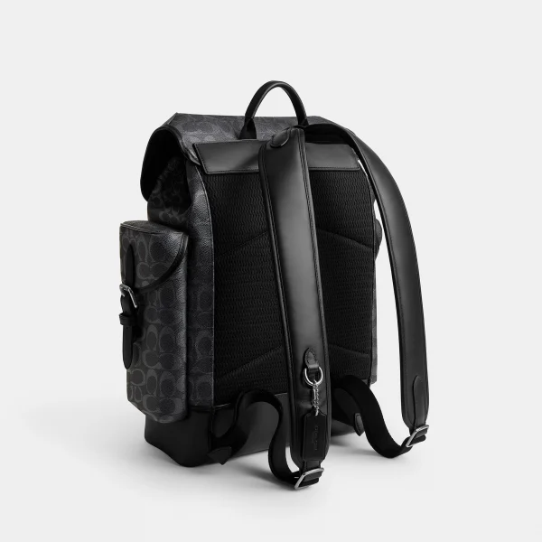 Hitch Backpack In Signature Canvas - Black