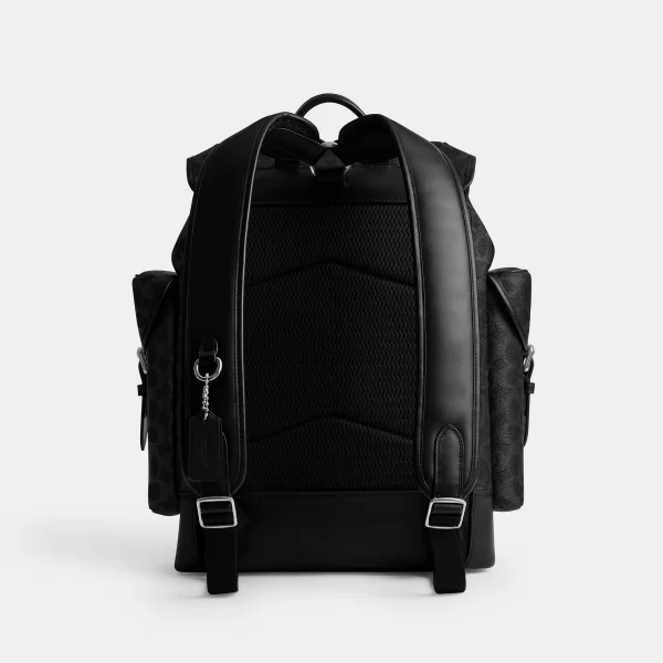 Hitch Backpack In Signature Canvas - Black