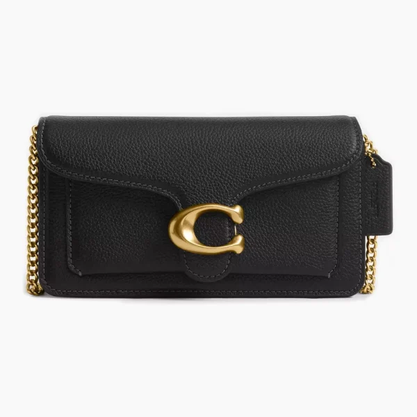 Coach Tabby Chain Crossbody Bag 19 Black
