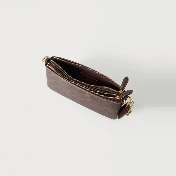 Coach Audrey Crossbody Bag In Signature Canvas Maple