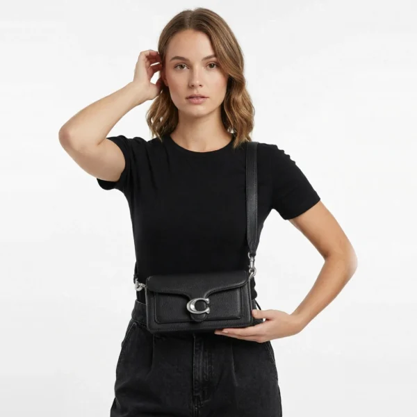 Coach Tabby Shoulder Bag 20 Brass/Black