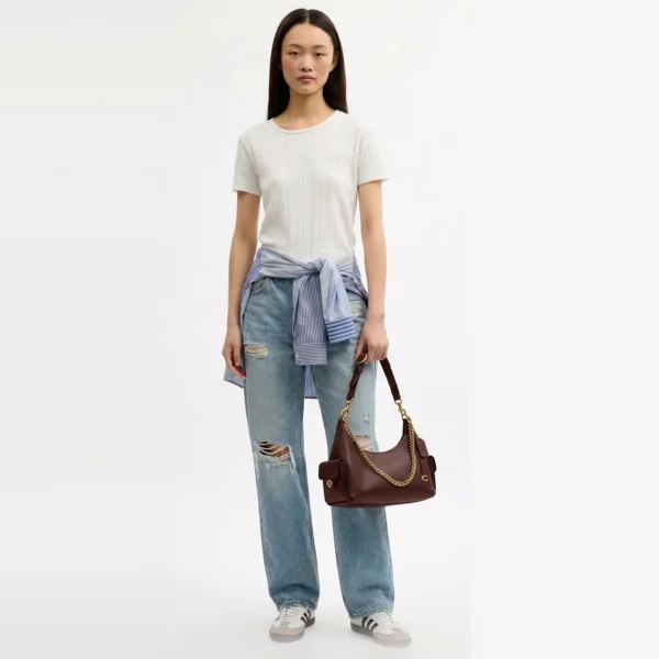 Coach Pocket Juliet Bag 30 Maple