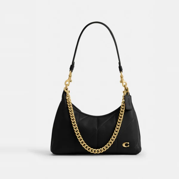Coach Juliet Shoulder Bag 25 With Quilting Black
