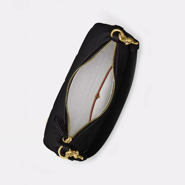 Coach Juliet Shoulder Bag 25 With Quilting Black