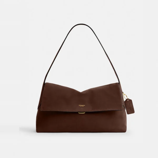 Coach Chelsea Shoulder Bag 36 Brass/Dark Chocolate