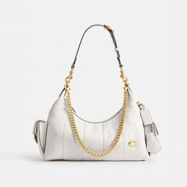 Coach Pocket Juliet Bag 30 With Quilting Chalk