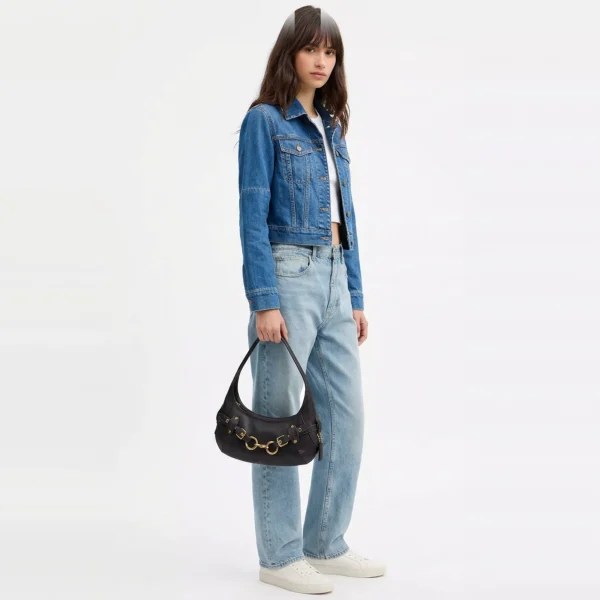 Coach Belted Ergo Shoulder Bag Brass/Black
