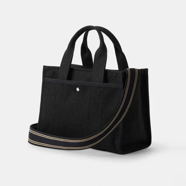 Coach Cargo Tote Bag 26 Silver/Black