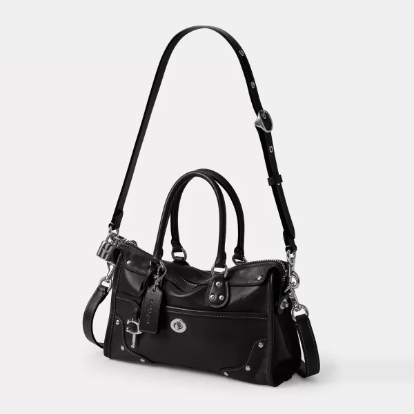 Coach Rhyder Satchel Bag 24 Black