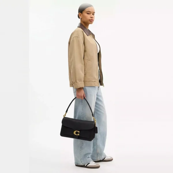 Coach Tabby Shoulder Bag 36 Brass/Black