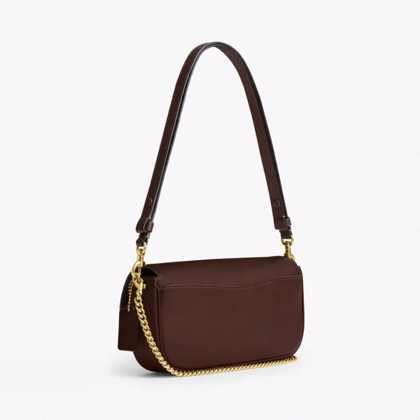 Coach Brook Flap Chain Bag Brass/Maple