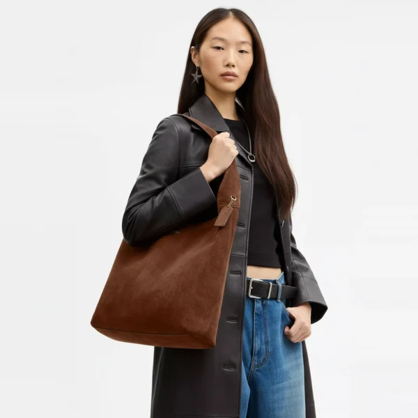 Coach Brooklyn Shoulder Bag 39 Brass/Warm Brown