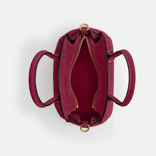 Coach Soft Empire Carryall Bag 21 Dark Fuchsia
