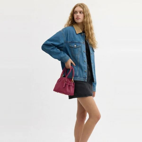 Coach Soft Empire Carryall Bag 21 Dark Fuchsia