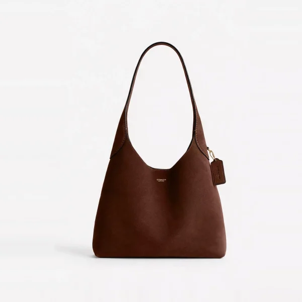 Coach Brooklyn Shoulder Bag 28 Brass/Warm Brown