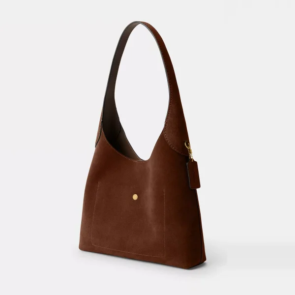 Coach Brooklyn Shoulder Bag 28 Brass/Warm Brown