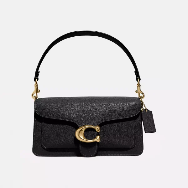 Coach Tabby Shoulder Bag 26 Brass/Black