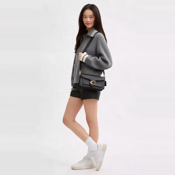 Coach Tabby Shoulder Bag 26 Brass/Black