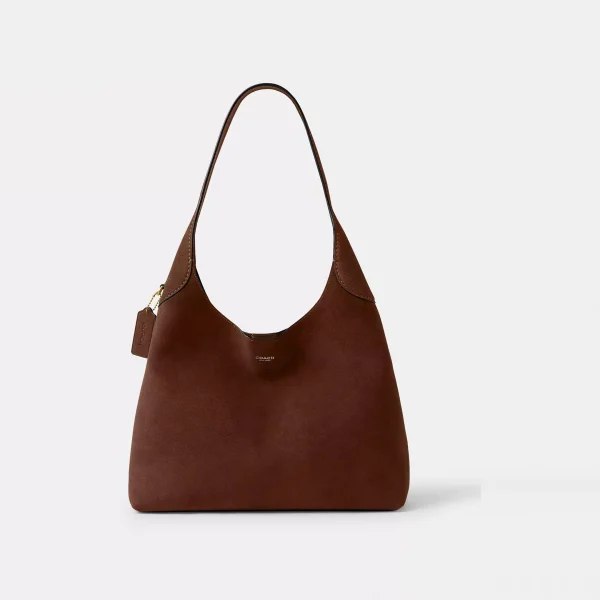 Coach Brooklyn Shoulder Bag 34 Brass/Warm Brown