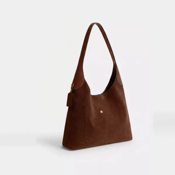 Coach Brooklyn Shoulder Bag 34 Brass/Warm Brown
