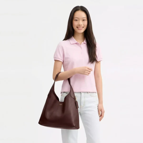 Coach Brooklyn Shoulder Bag 34 Brass/Maple